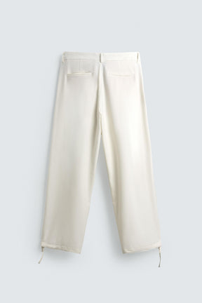 TEXTURED RELAXED FIT TROUSERS - Image 5