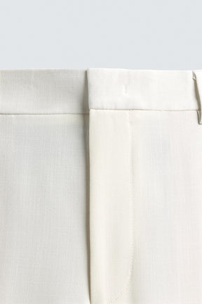 TEXTURED RELAXED FIT TROUSERS - Image 6