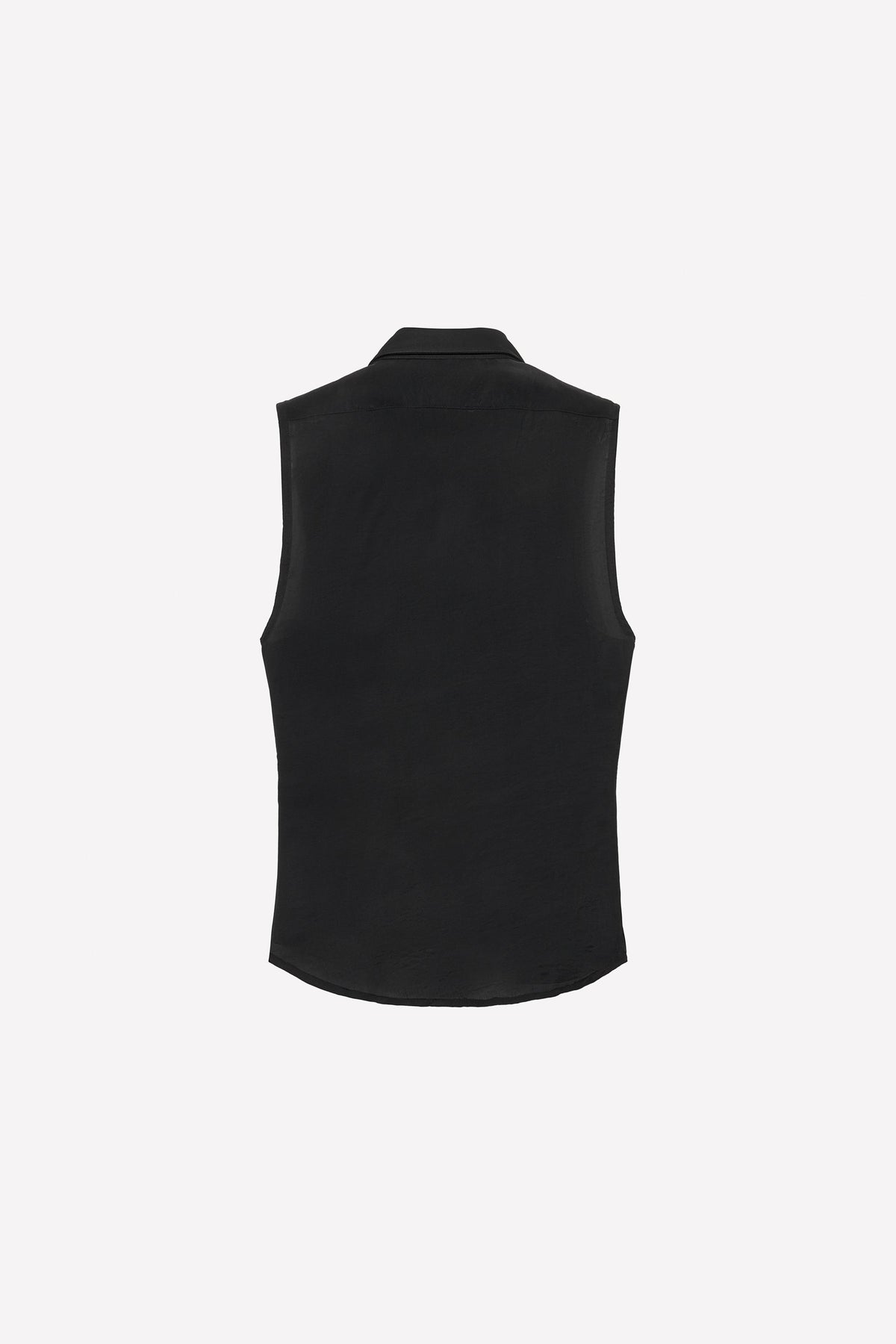 CONTRAST SEMI-SHEER SHIRT - Image 1