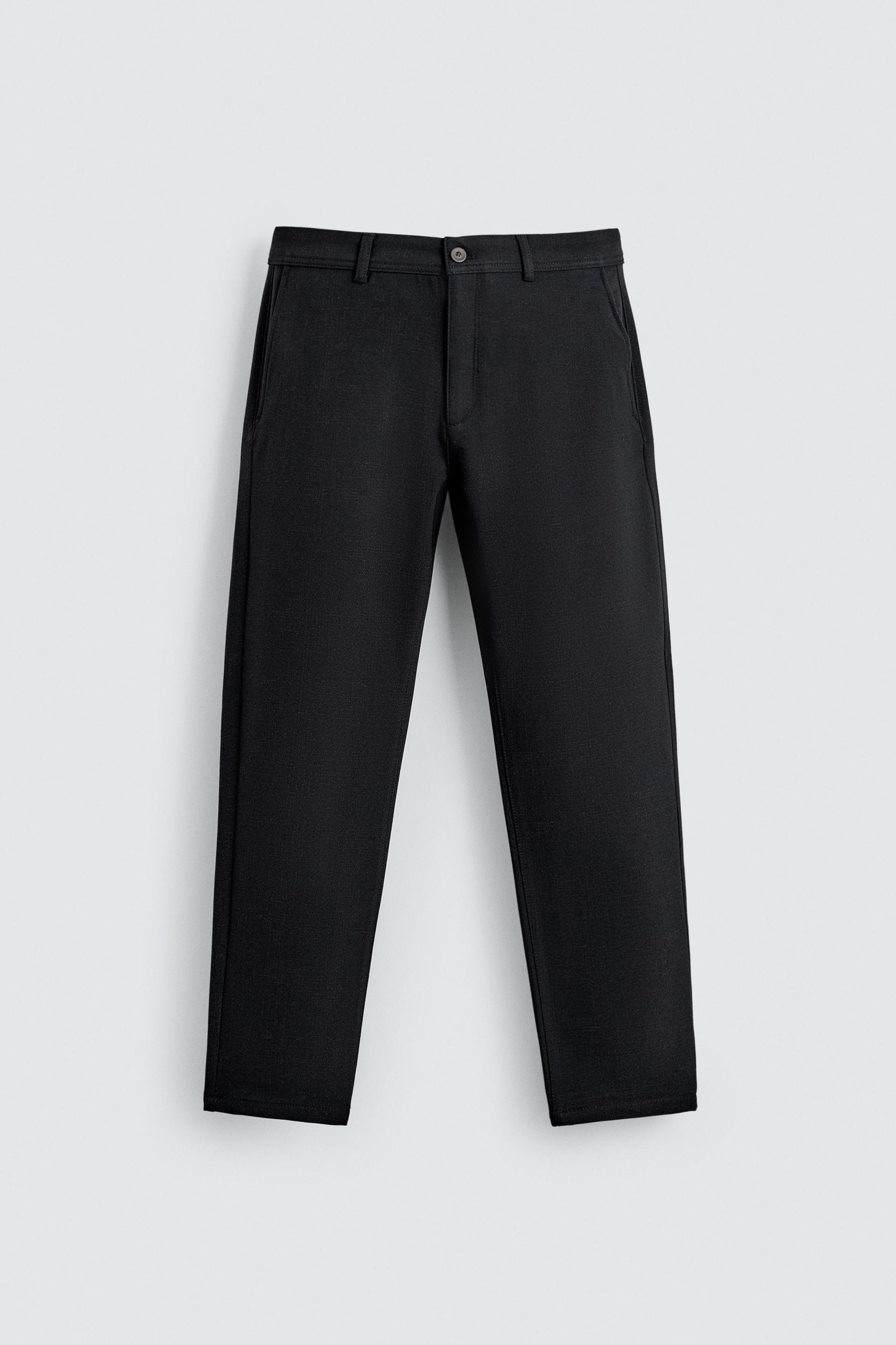 COMFORT TEXTURED CHINO TROUSERS - Image 6