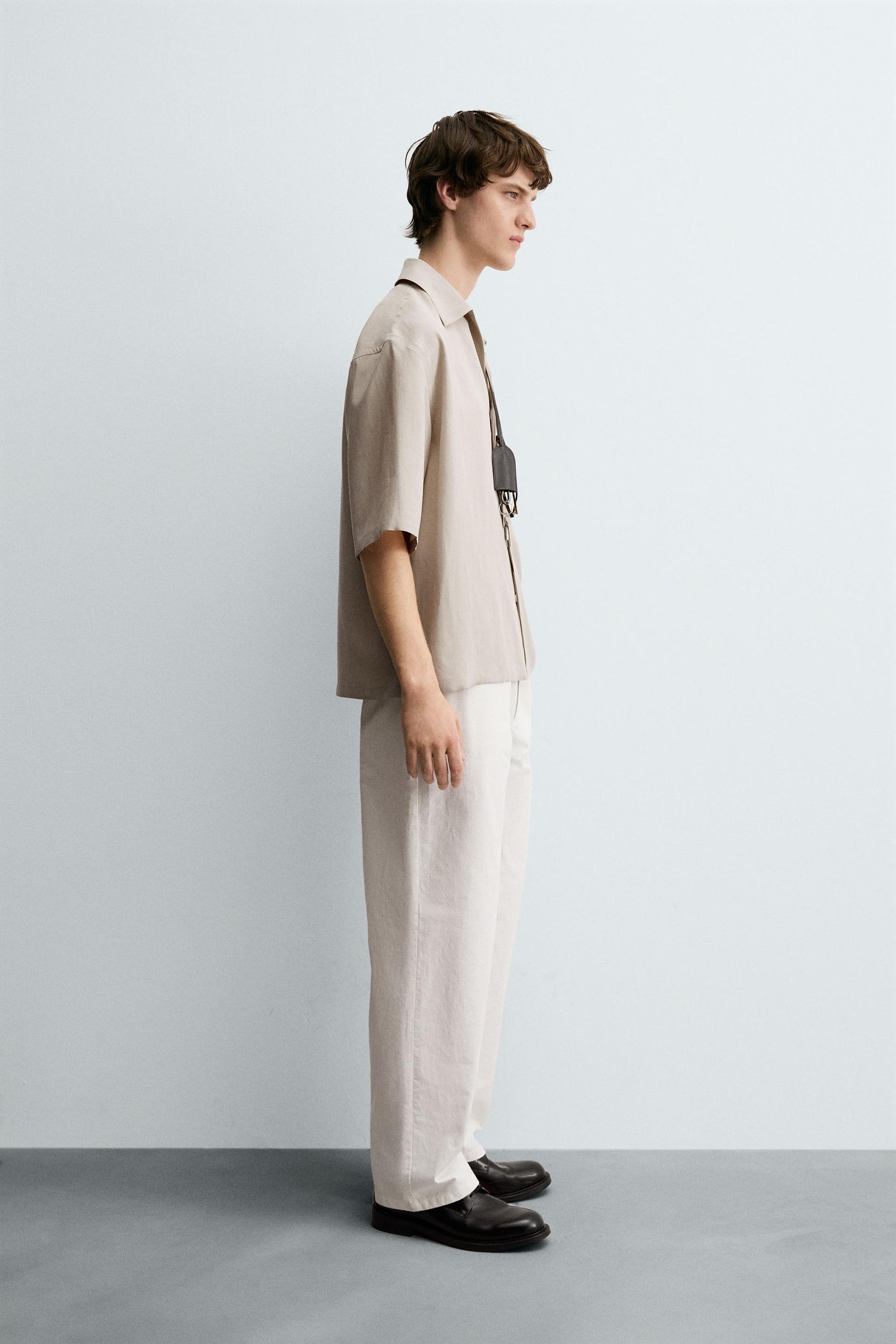 RELAXED FIT FLOWING SHIRT - Image 4