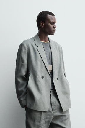 100% LINEN SUIT TROUSERS - Image 5