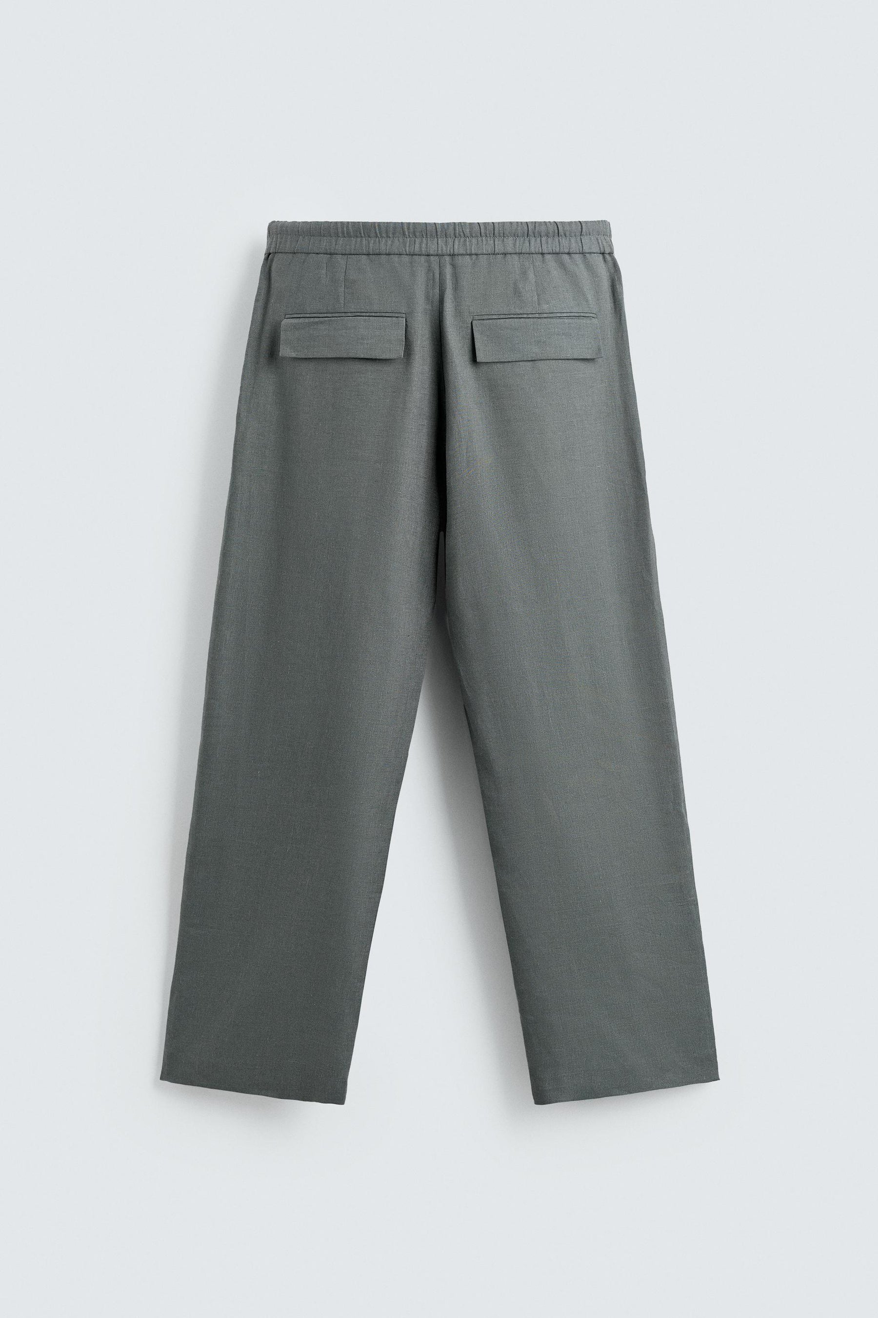 100% LINEN SUIT TROUSERS - Image 7
