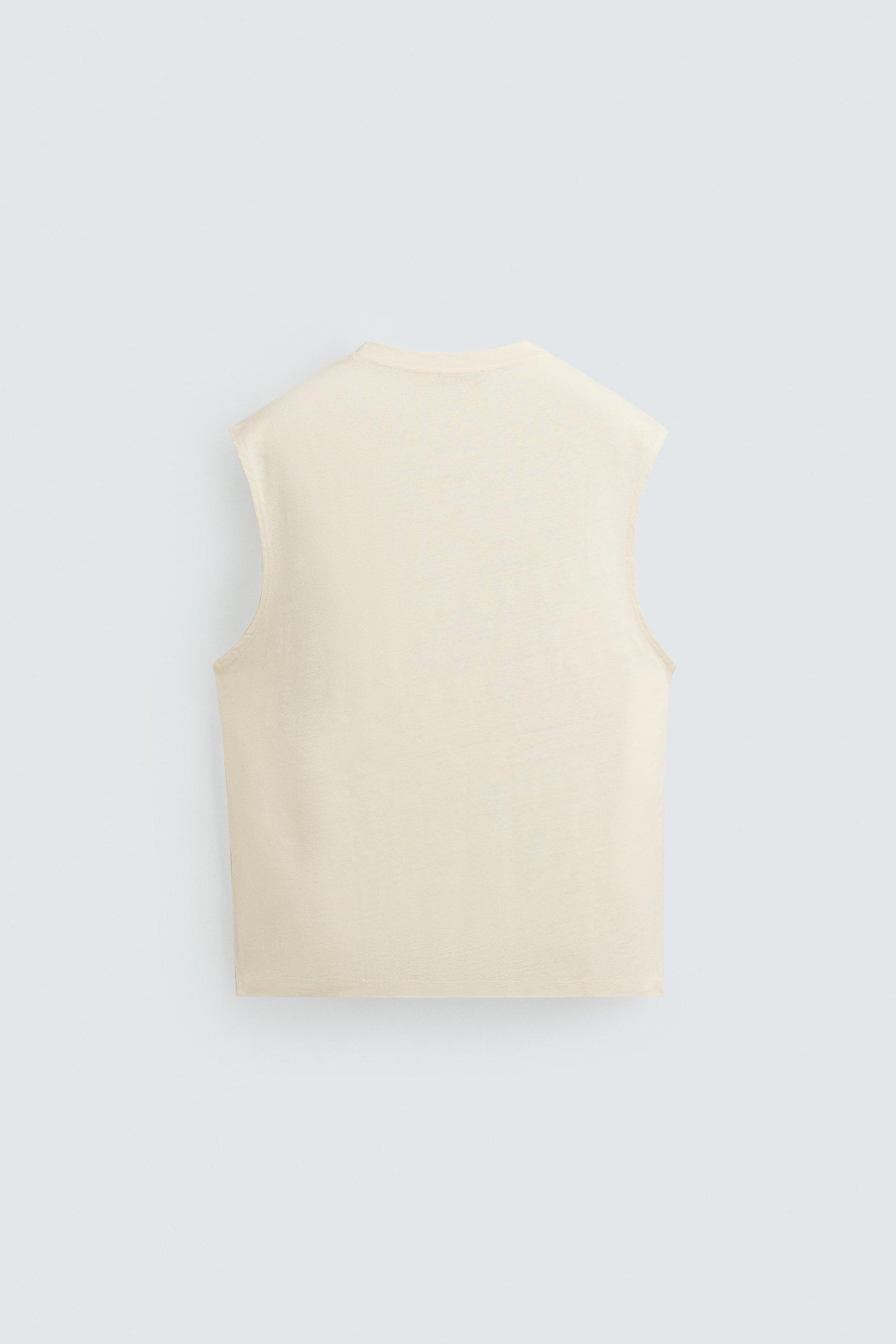 100% LINEN TANK T-SHIRT - Image 8