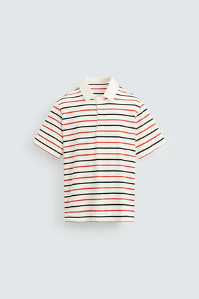 STRIPED POLO SHIRT - Image 6