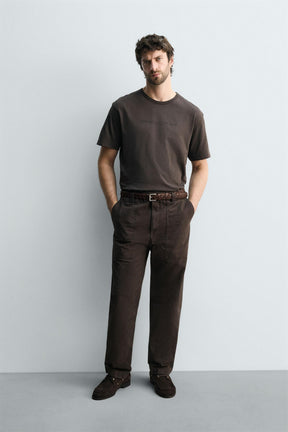 PRINTED SLOGAN T-SHIRT - Image 1