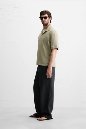 RIB POLO SHIRT - Image 4