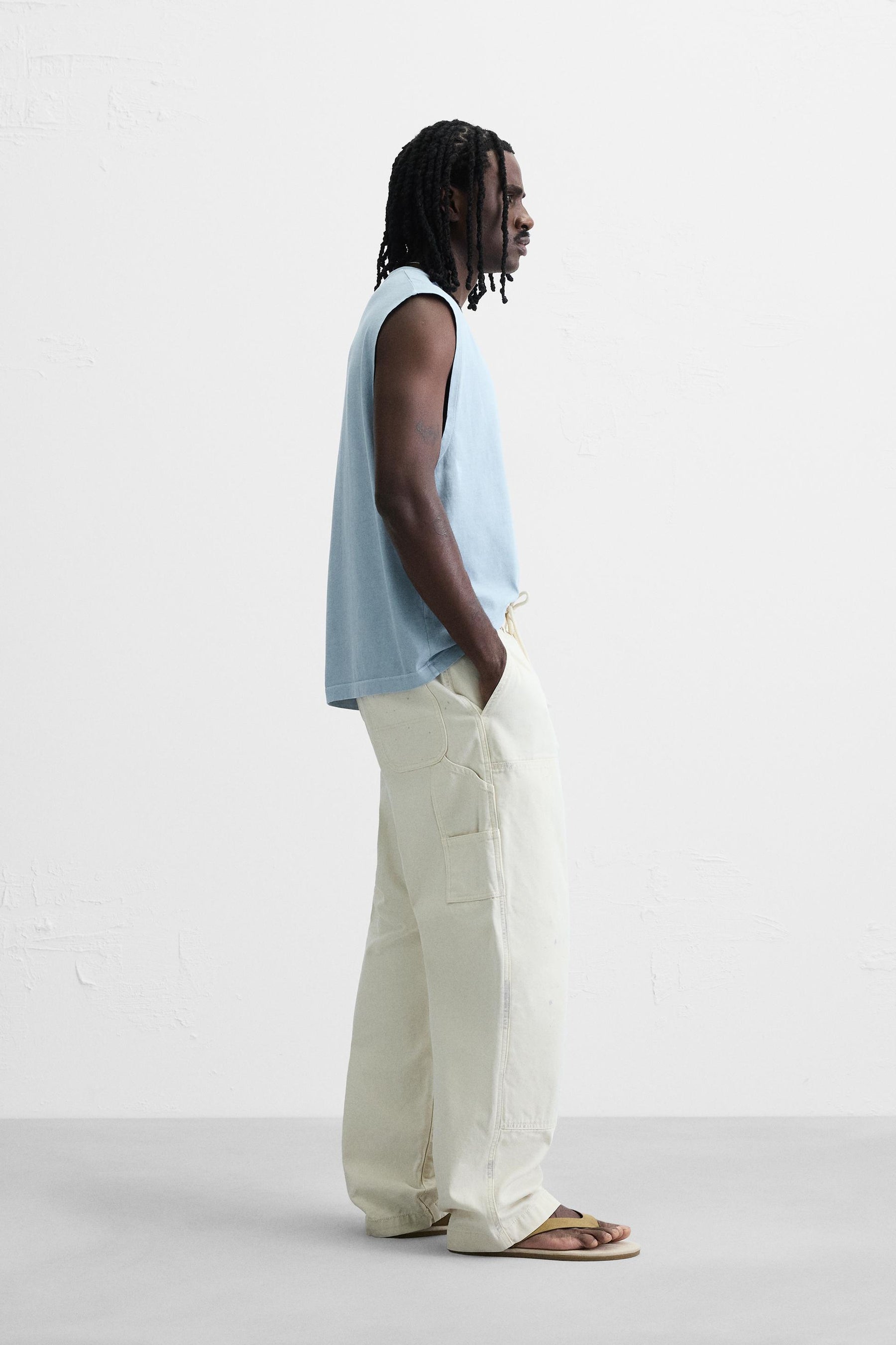 RELAXED FIT TANK T-SHIRT - Image 4