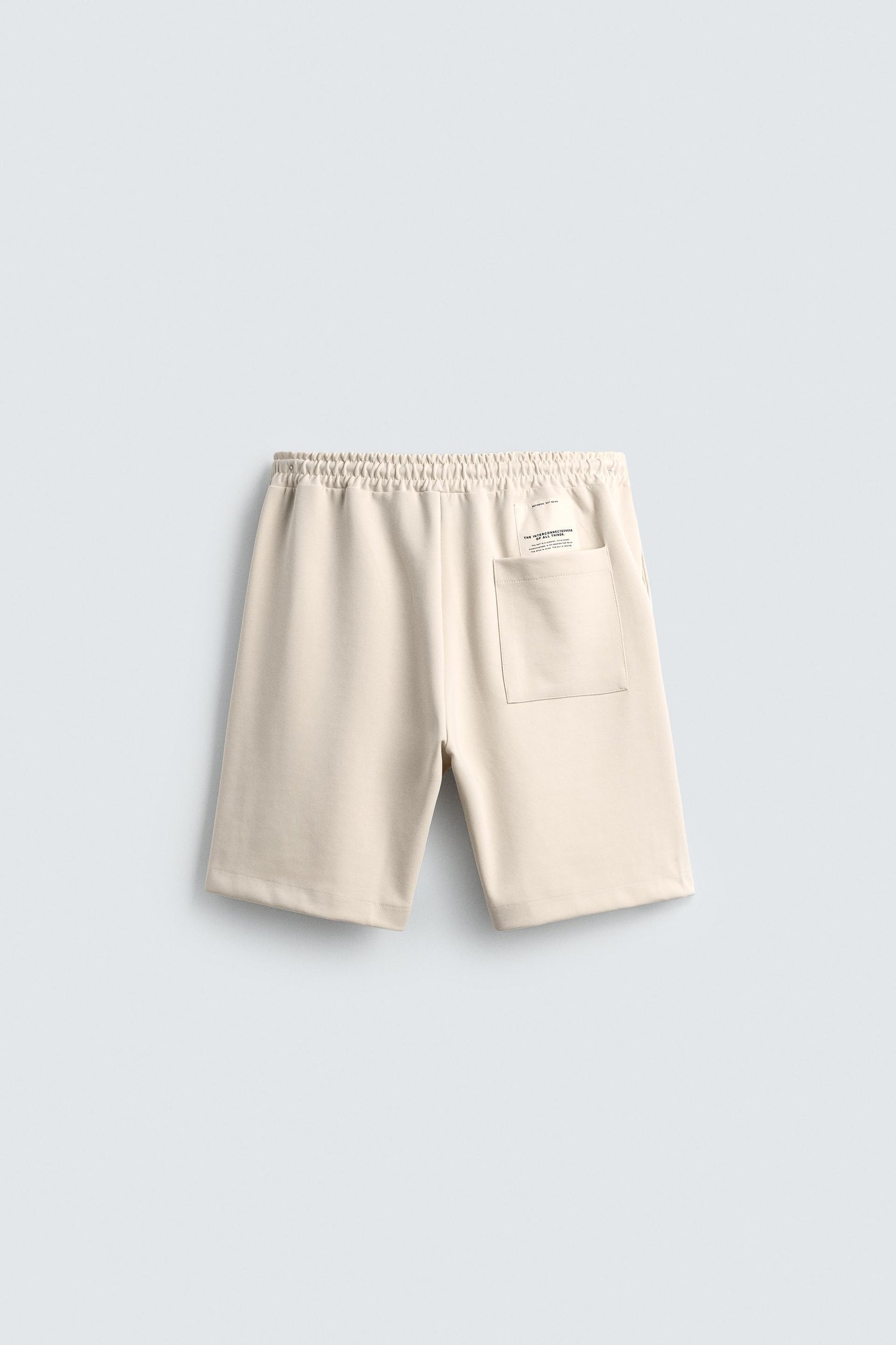 INTERLOCK BERMUDA SHORTS WITH LABEL - Image 9