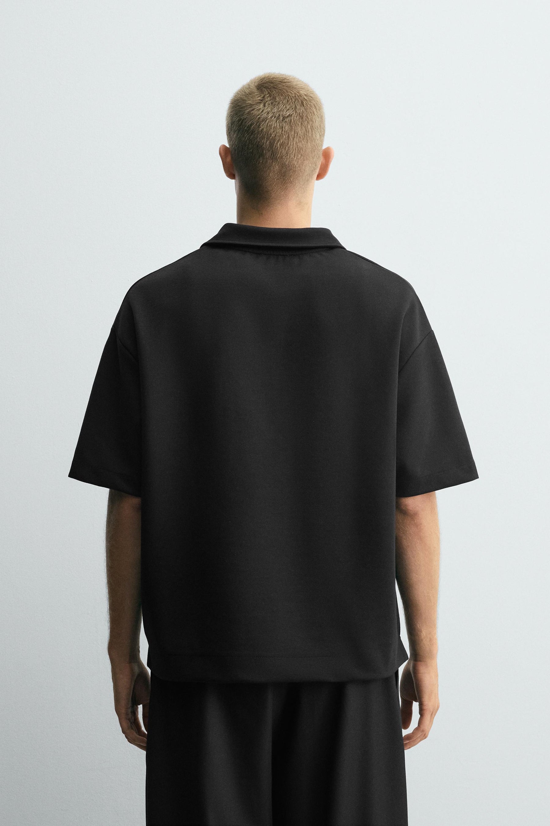 QUARTER ZIP POLO SHIRT - Image 3