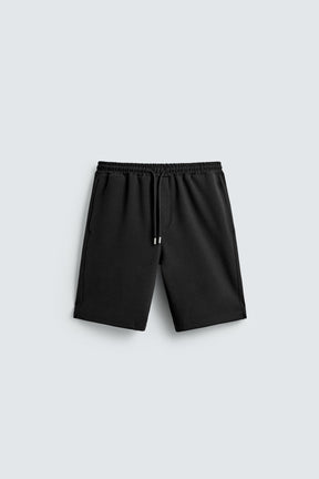 INTERLOCK BERMUDA SHORTS WITH LABEL - Image 7