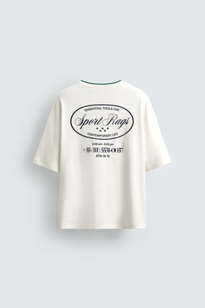 CONTRAST PRINT T-SHIRT - Image 7