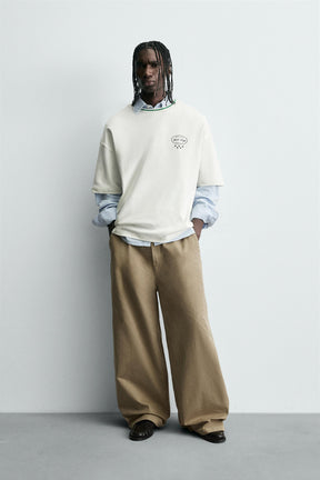 CONTRAST PRINT T-SHIRT - Image 1