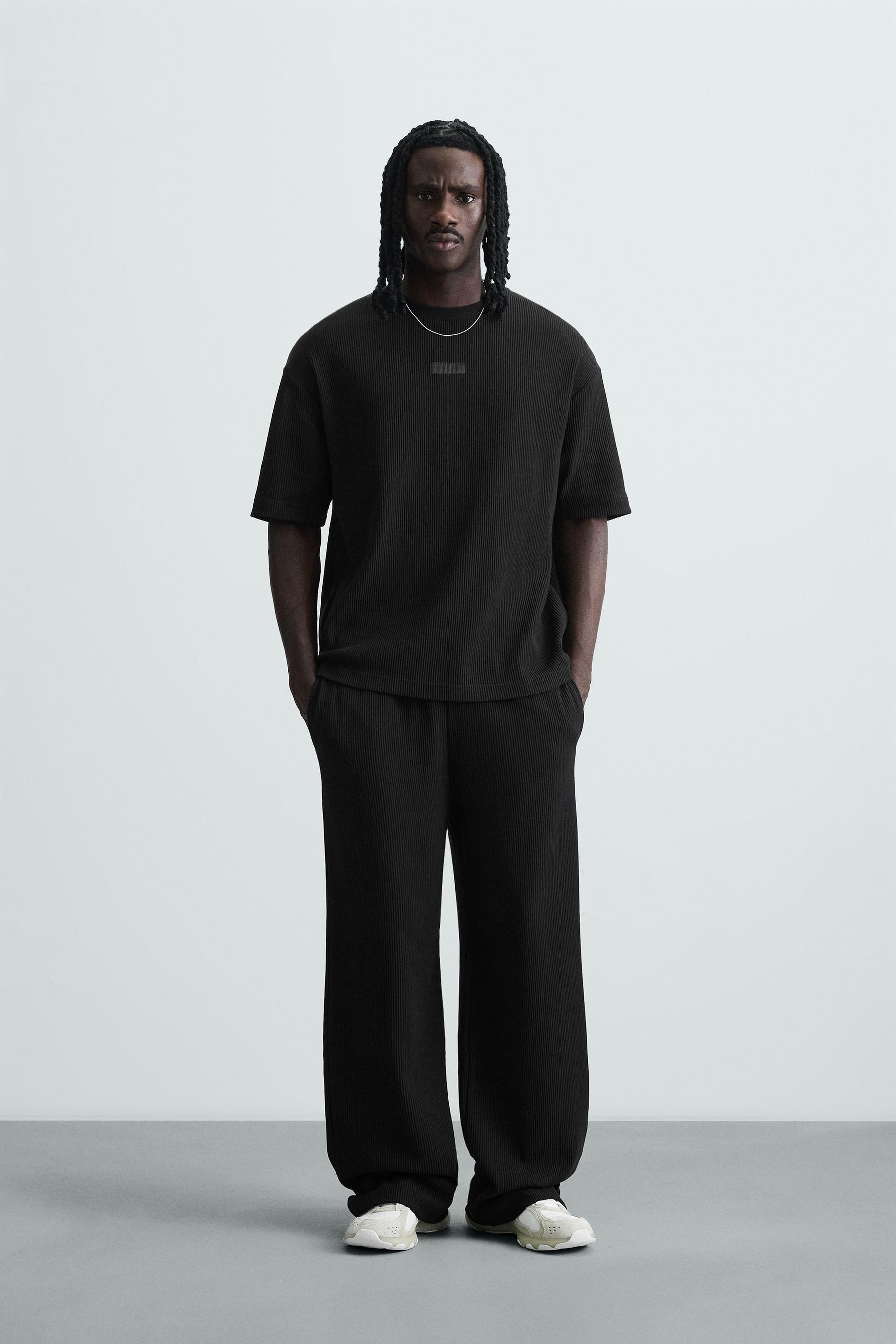 VERTICAL TEXTURE T-SHIRT - Image 1