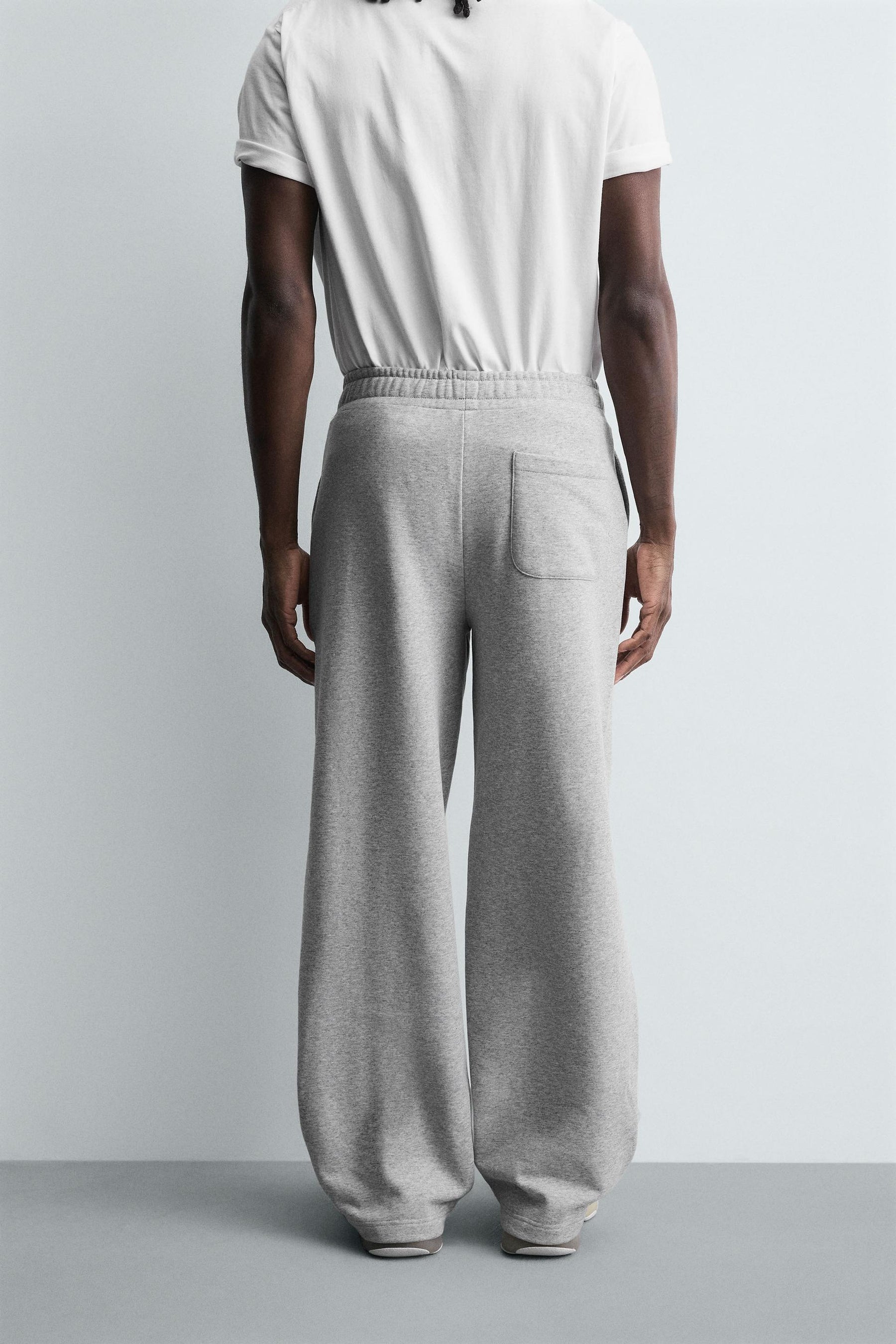 BASIC WIDE-LEG JOGGERS - Image 3