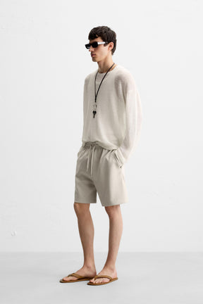 TECHNICAL INTERLOCK BERMUDA SHORTS - Image 4