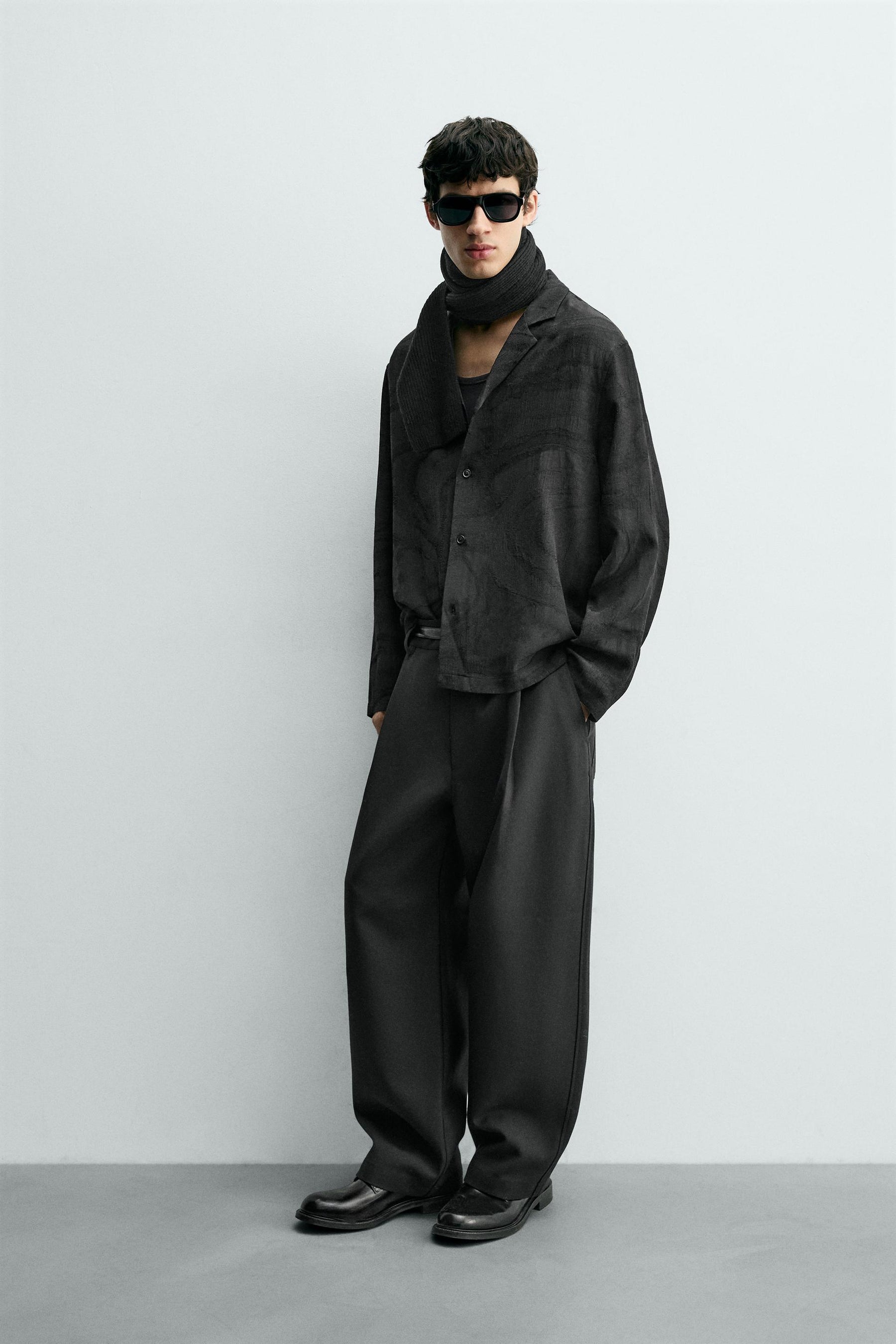 FLOWING JACQUARD SHIRT - Image 4