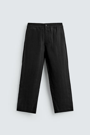 STRIPED JACQUARD TROUSERS - Image 6