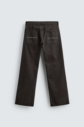 WAXED FLARE FIT JEANS - Image 7