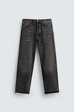 LOOSE FIT JEANS WITH PAINT SPLATTER - Image 7