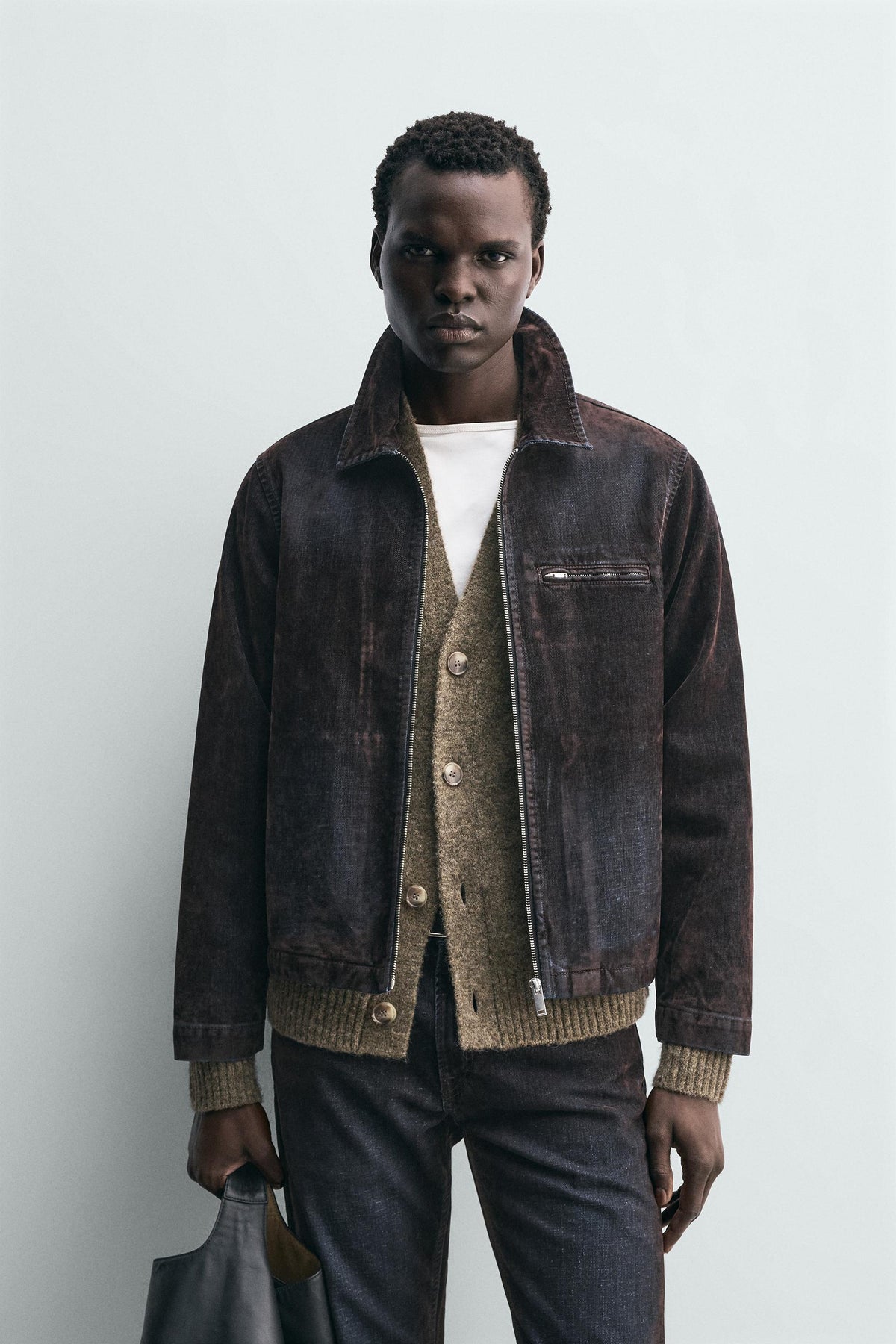 FLOCKED VELVET JACKET - Image 2