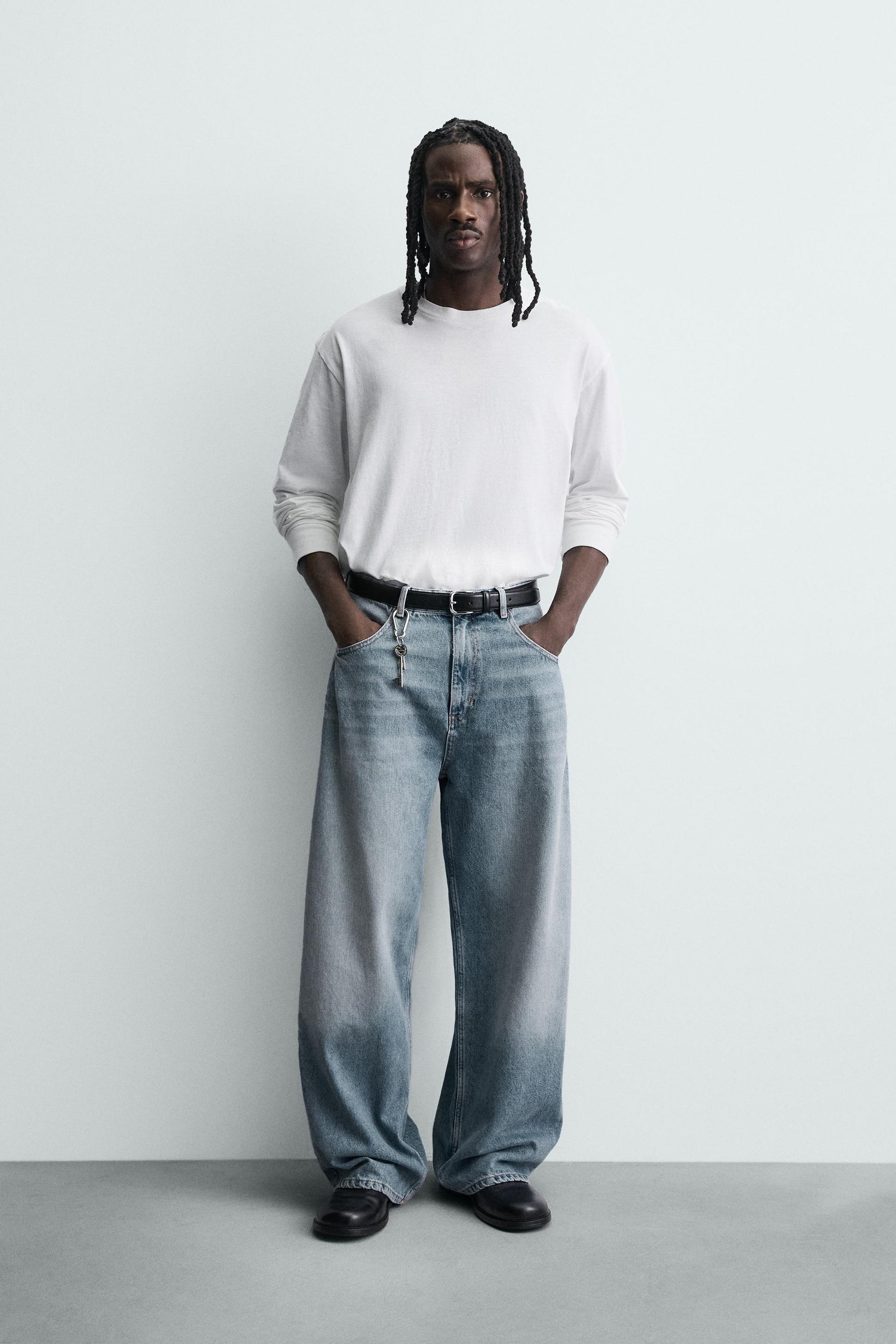 Balloon Pleat Jeans