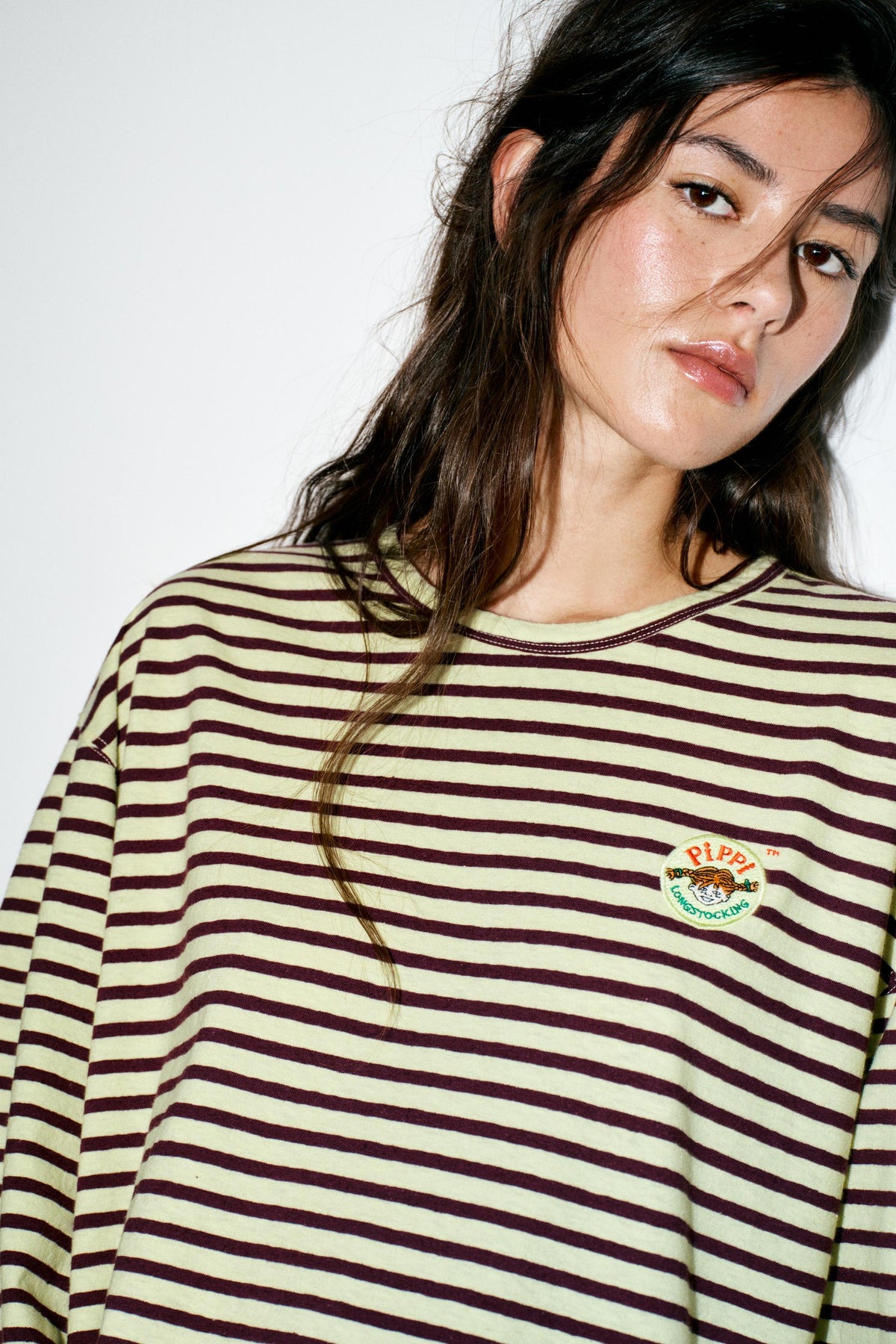 Striped Embroidered T-shirt