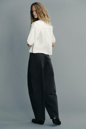 Embroidered Peter Pan Shirt