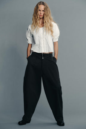 Embroidered Peter Pan Shirt