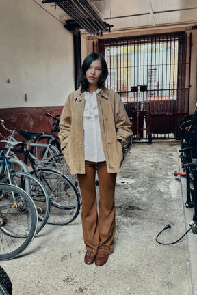 EMBROIDERED POPLIN SHIRT