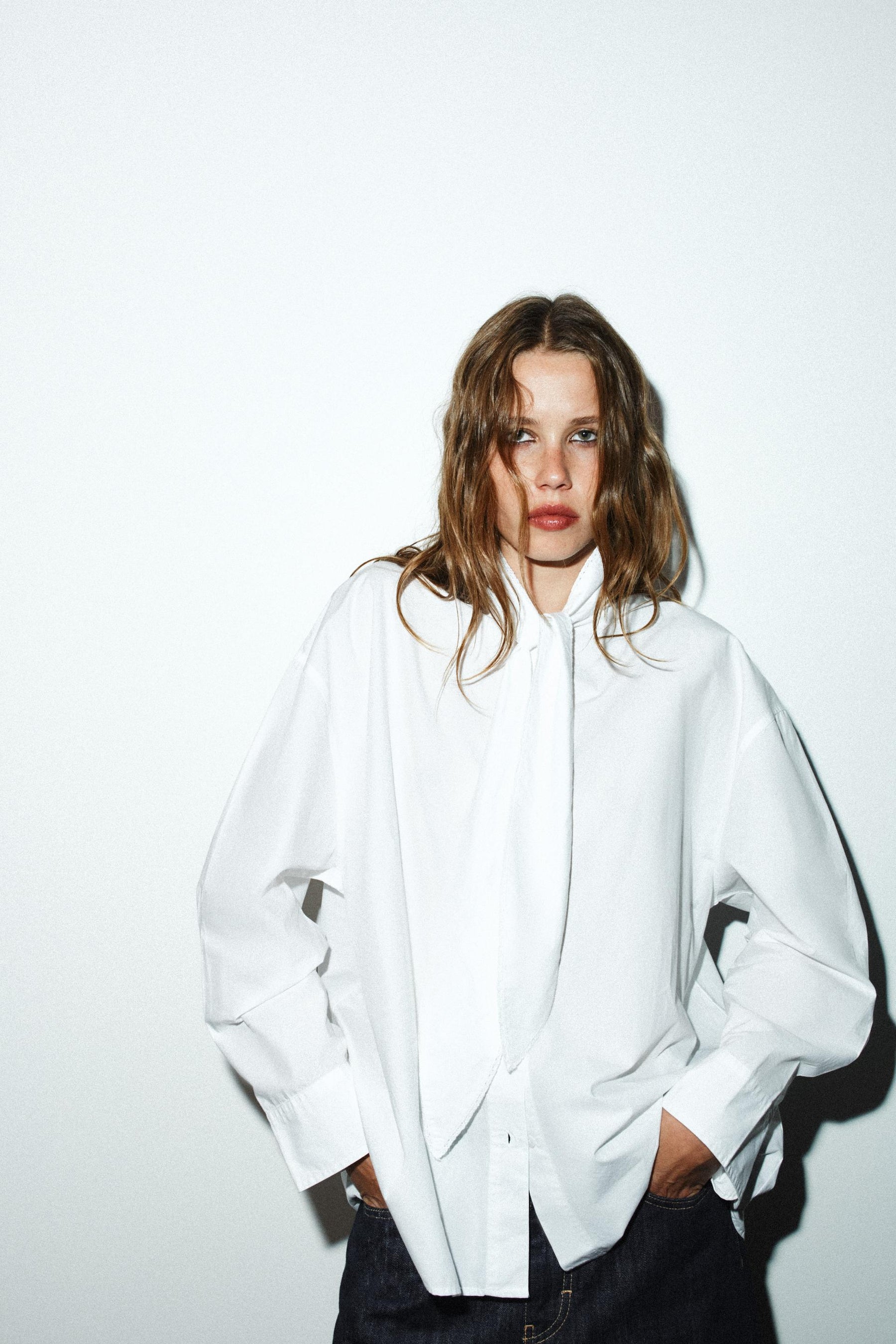 Oversized Poplin Shirt with