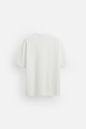RIBBED SLOGAN T-SHIRT - Image 7