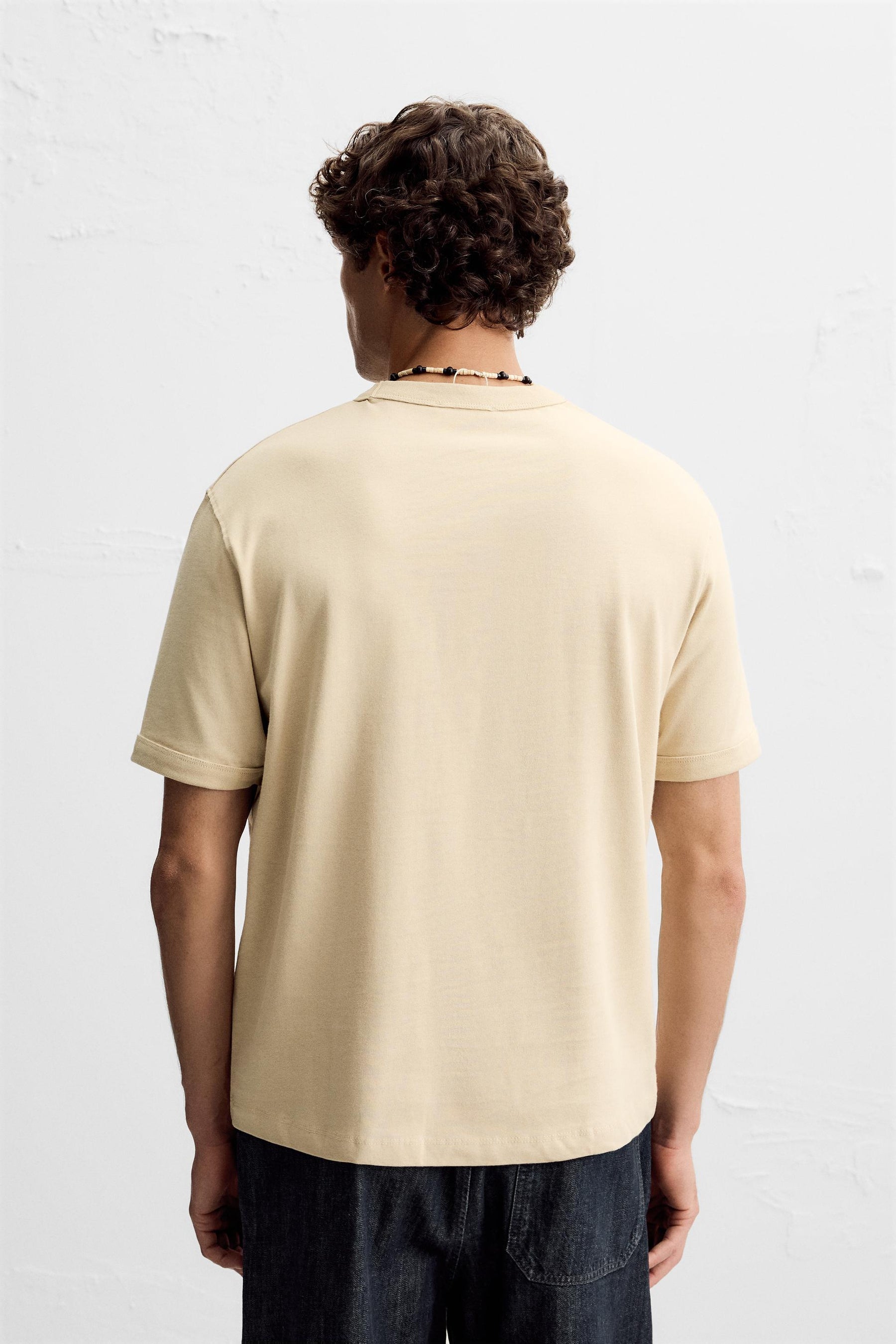 RIBBED SLOGAN T-SHIRT - Image 3