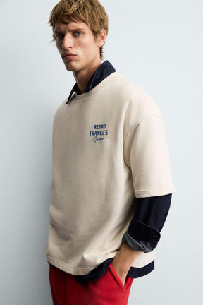 WASHED PRINTED SWEATSHIRT - Image 6