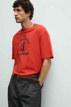CONTRAST PRINT T-SHIRT - Image 5
