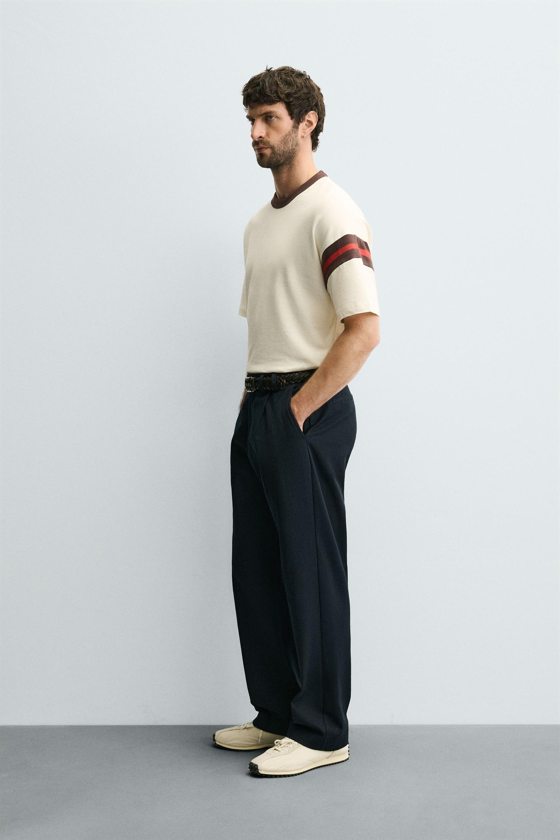 RIBBED STRIPED T-SHIRT - Image 4