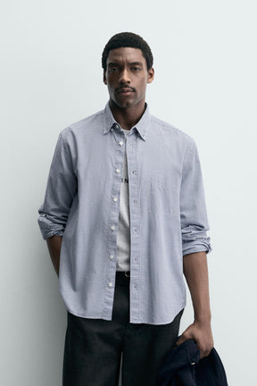 TEXTURED CHECK SHIRT - Image 2