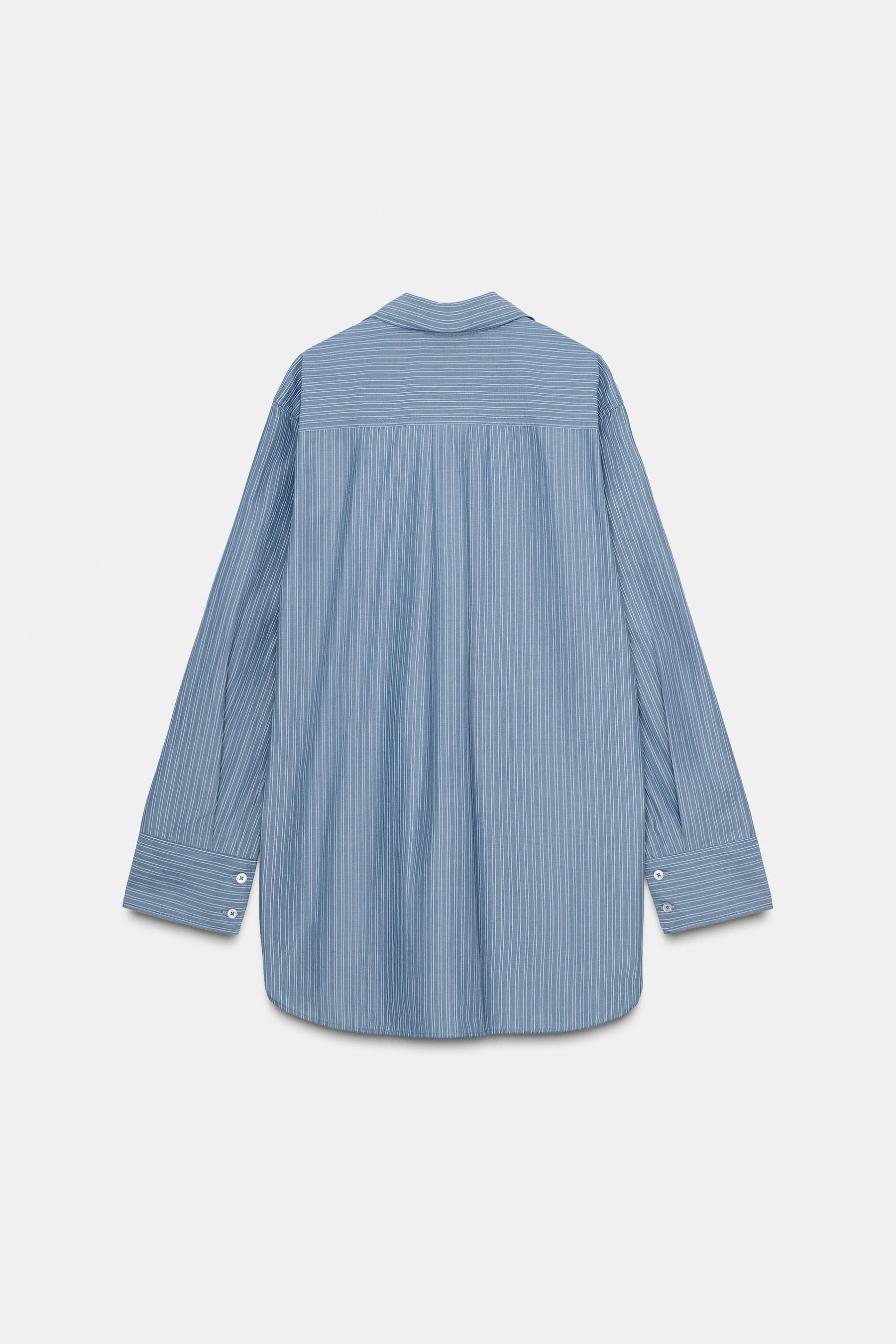 Striped Poplin Shirt
