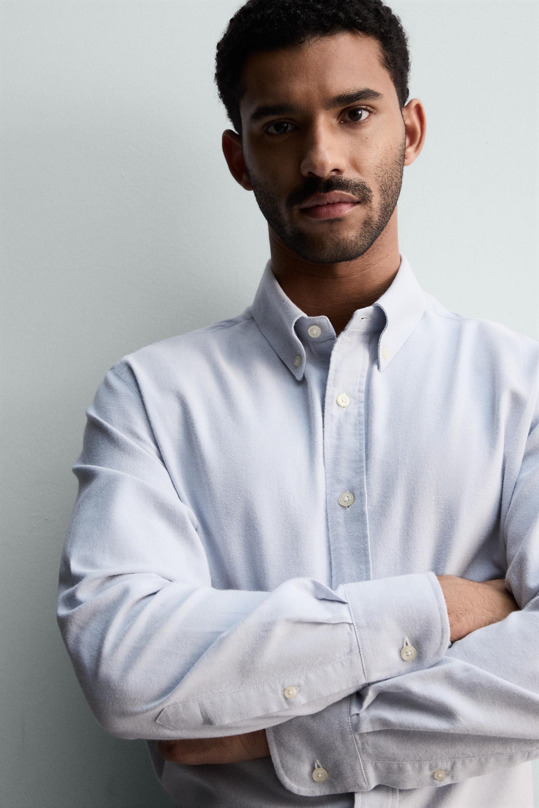 WASHED TEXTURED OXFORD SHIRT - Image 5