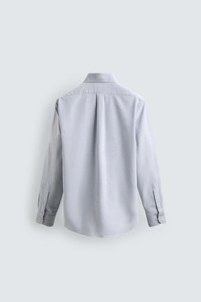 WASHED TEXTURED OXFORD SHIRT - Image 8