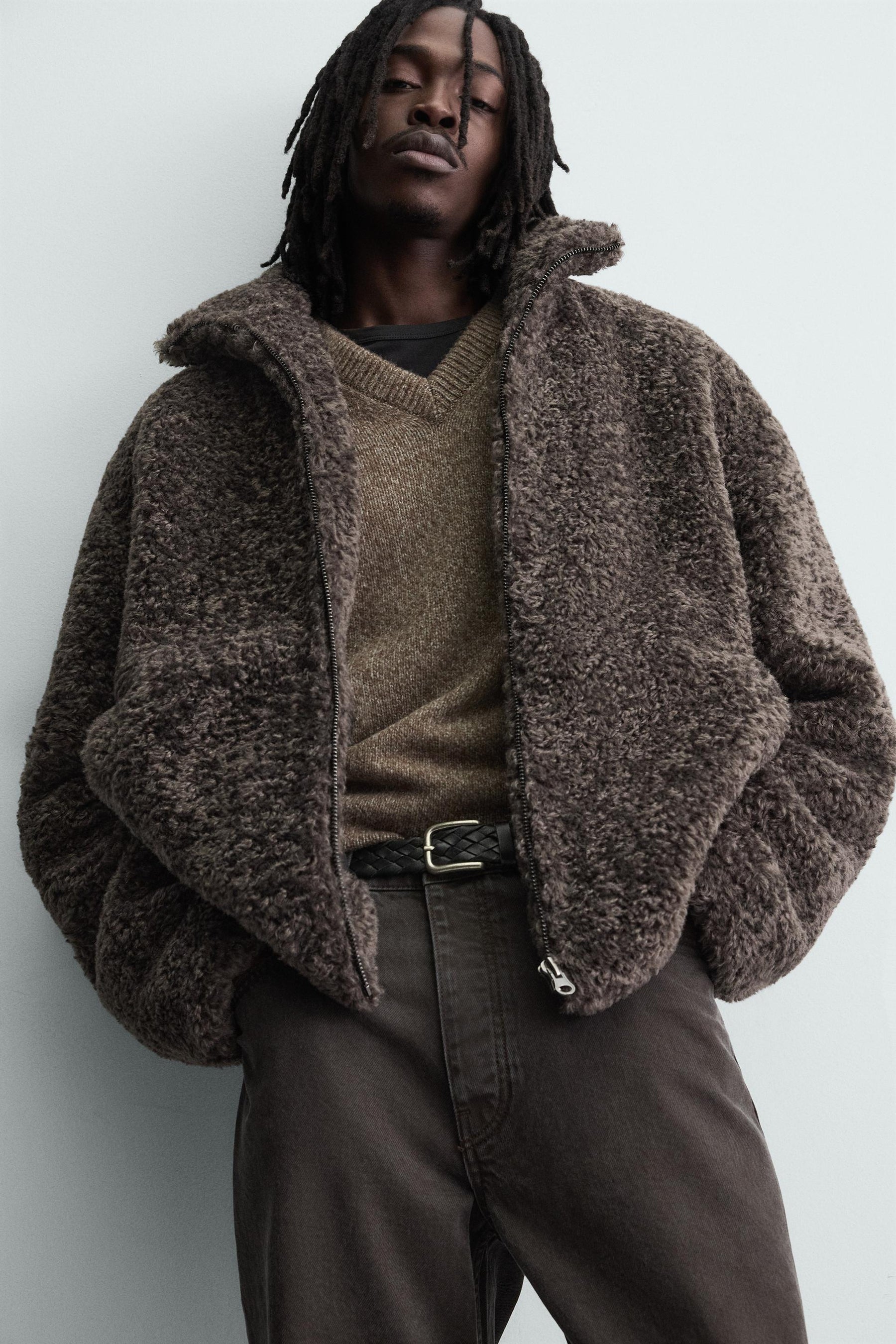 FAUX SHEARLING JACKET - Image 5