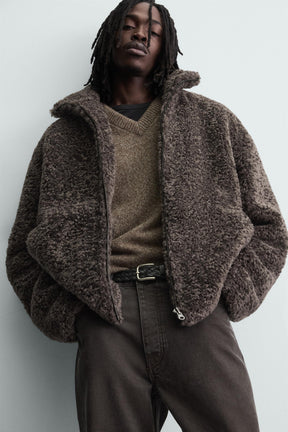 FAUX SHEARLING JACKET - Image 5