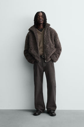 FAUX SHEARLING JACKET - Image 1