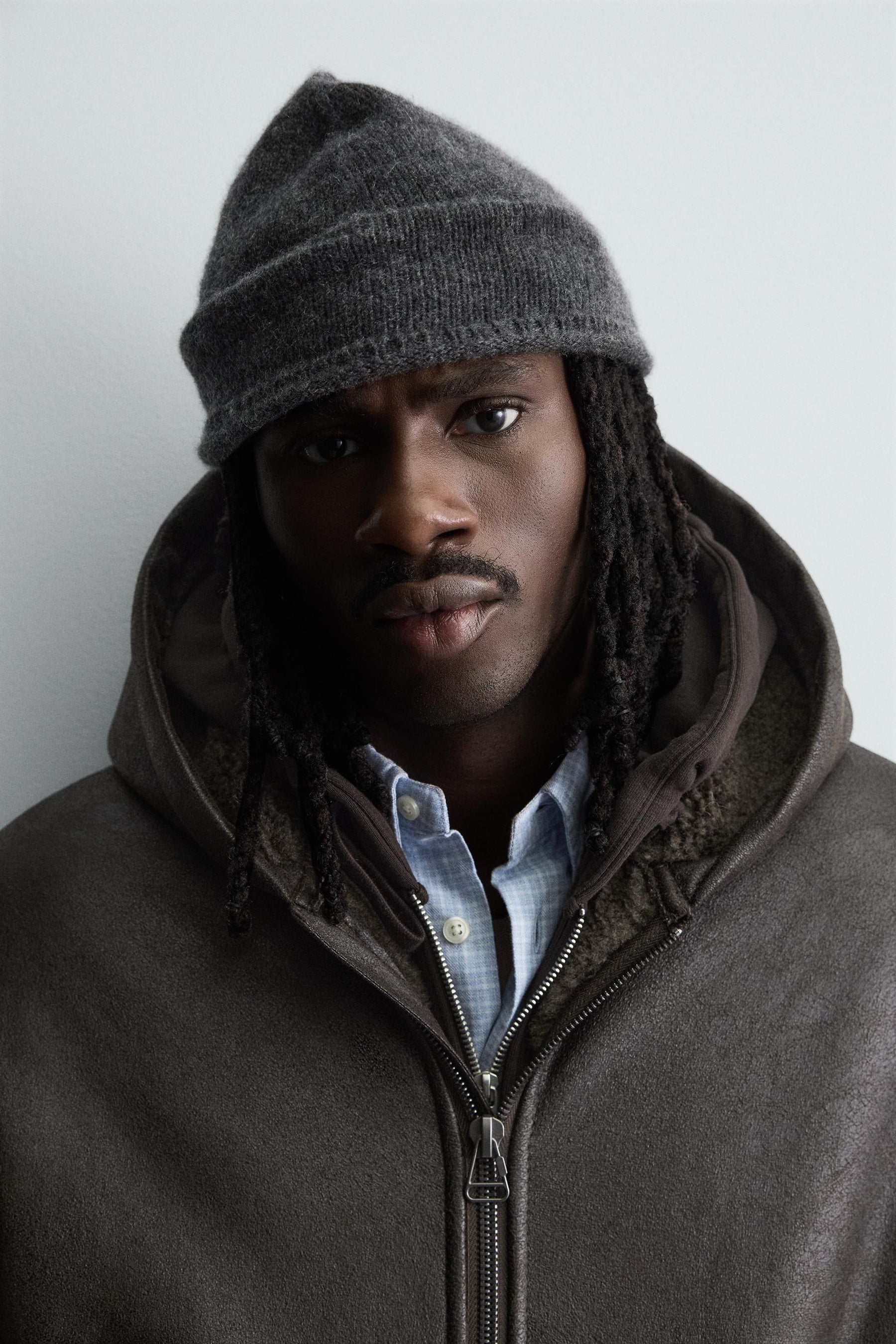 DOUBLE-FACED LEATHER EFFECT JACKET - Image 6