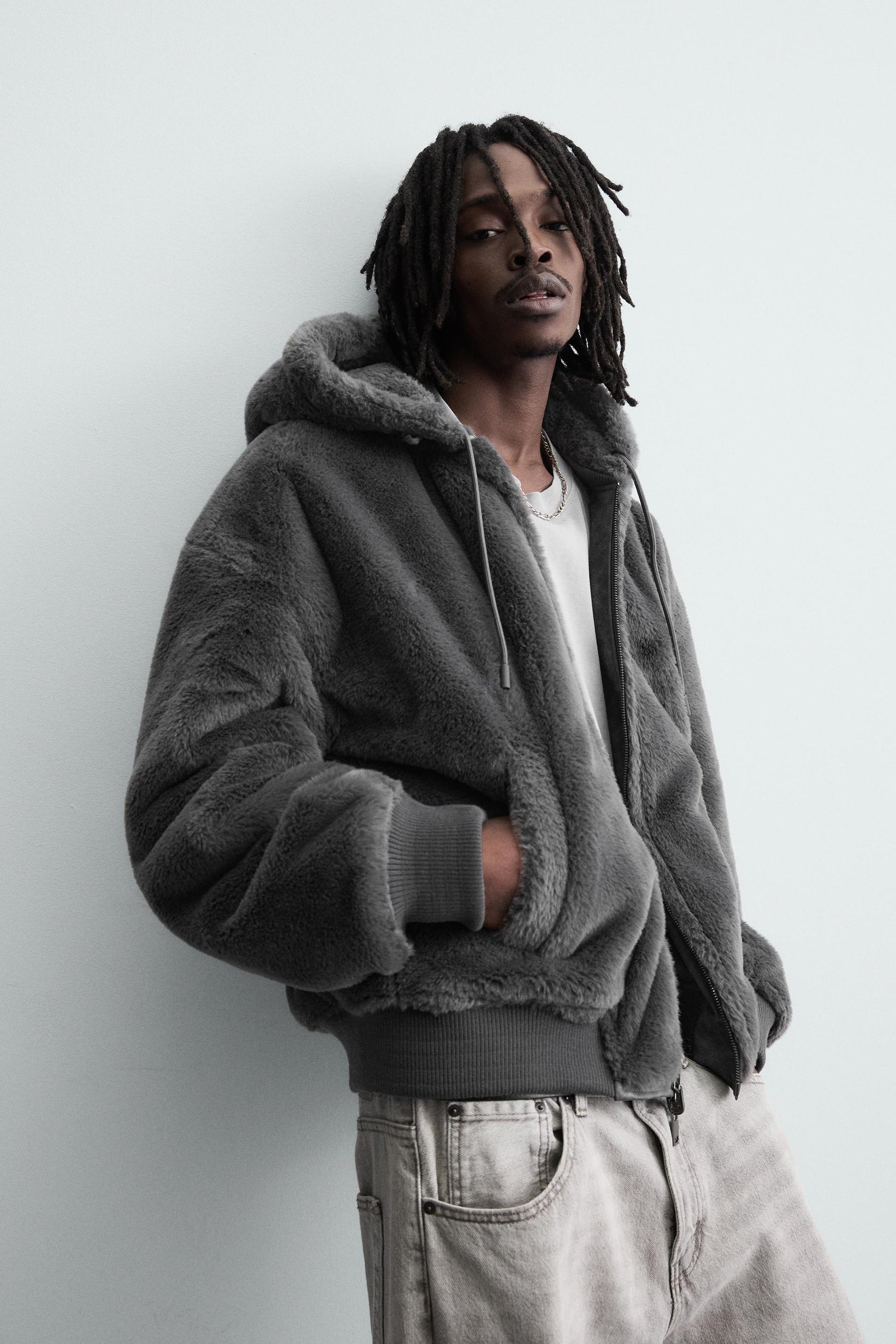 Reversible Faux Leather Bomber