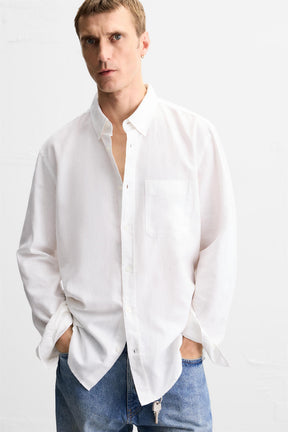 COTTON - LINEN SHIRT - Image 5