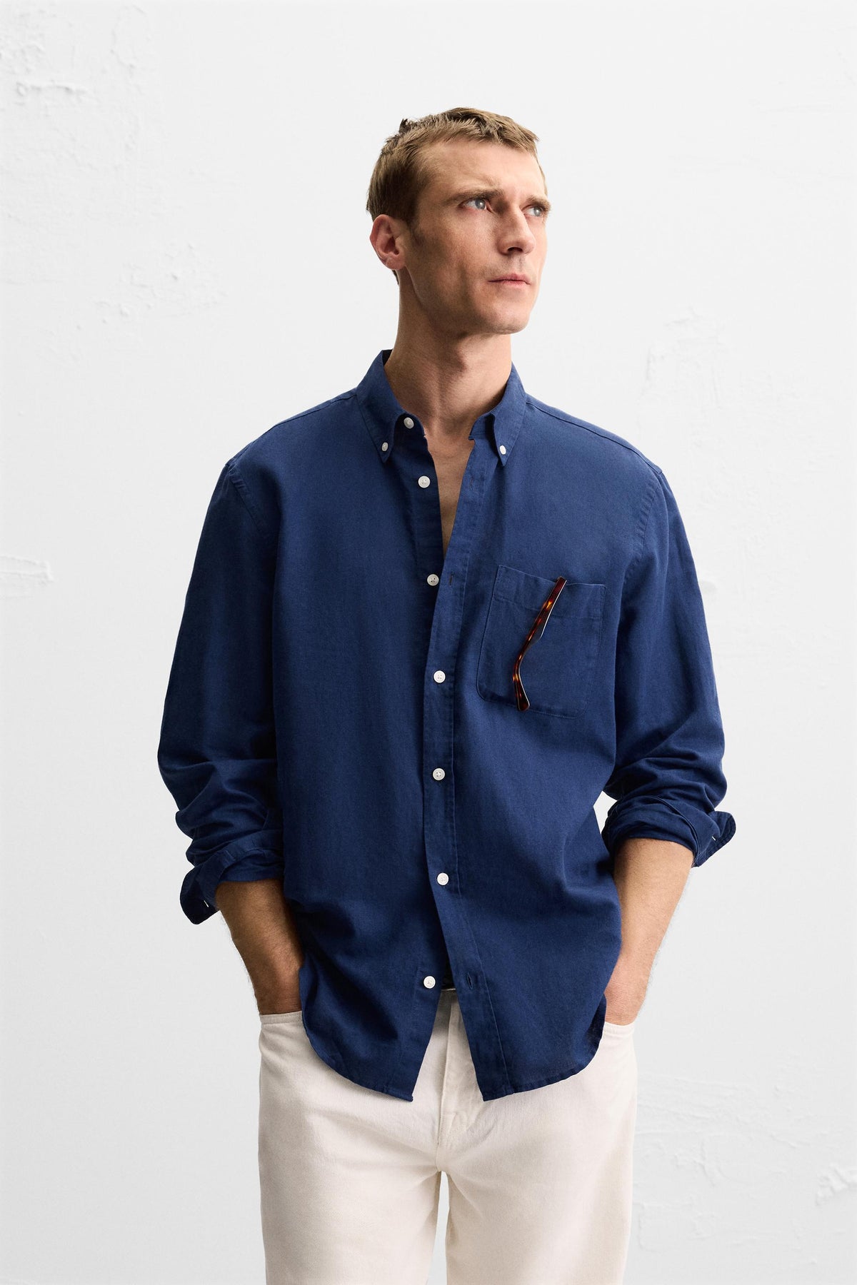 COTTON - LINEN SHIRT - Image 2