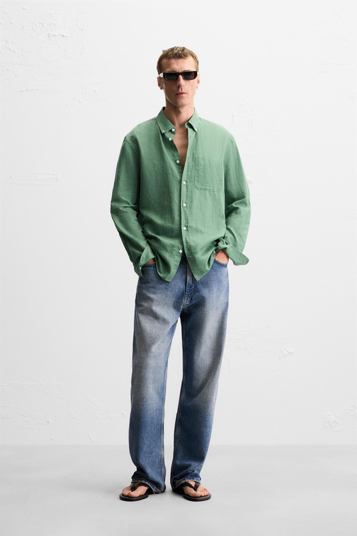 COTTON - LINEN SHIRT - Image 1