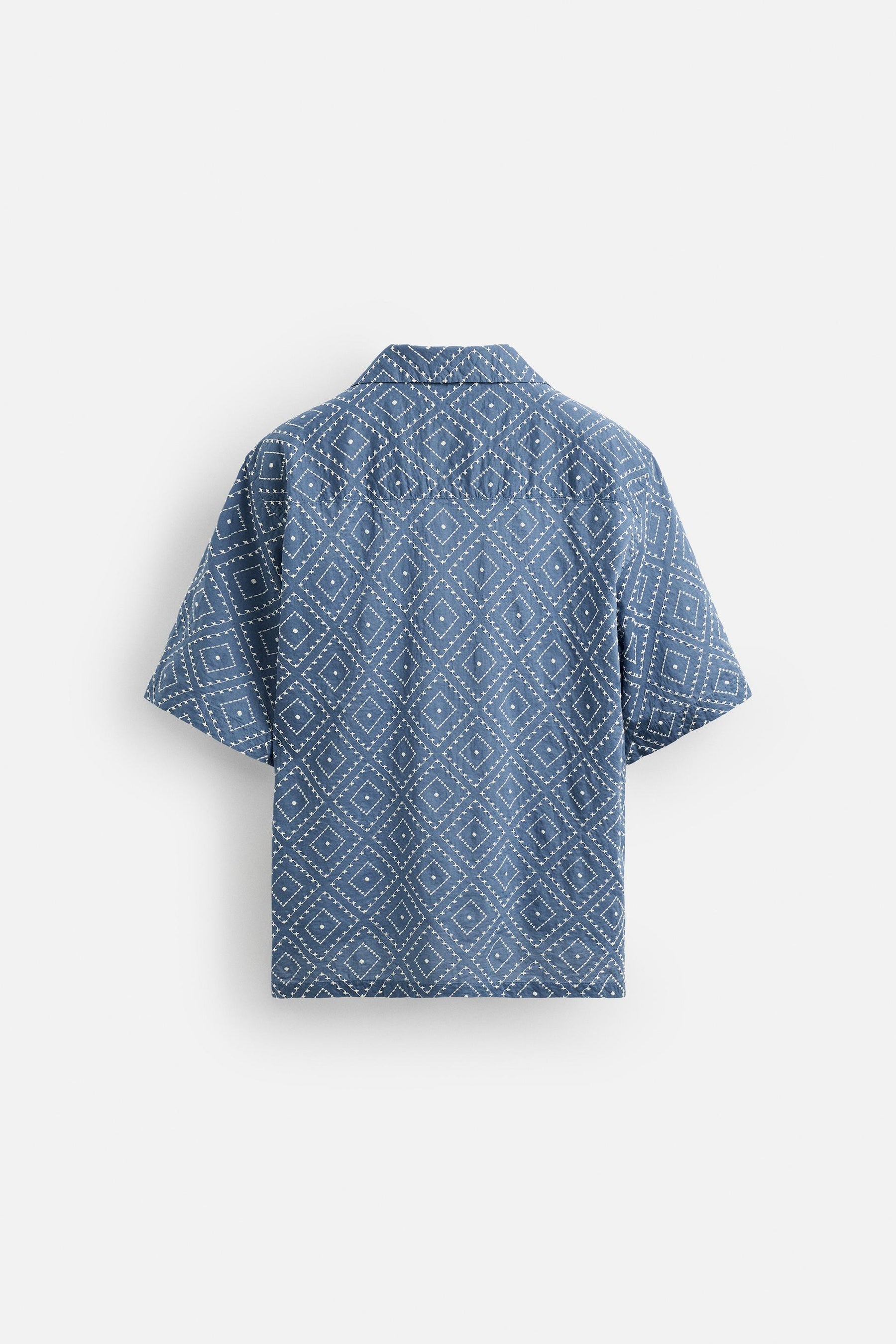 CONTRAST EMBROIDERY SHIRT - Image 7