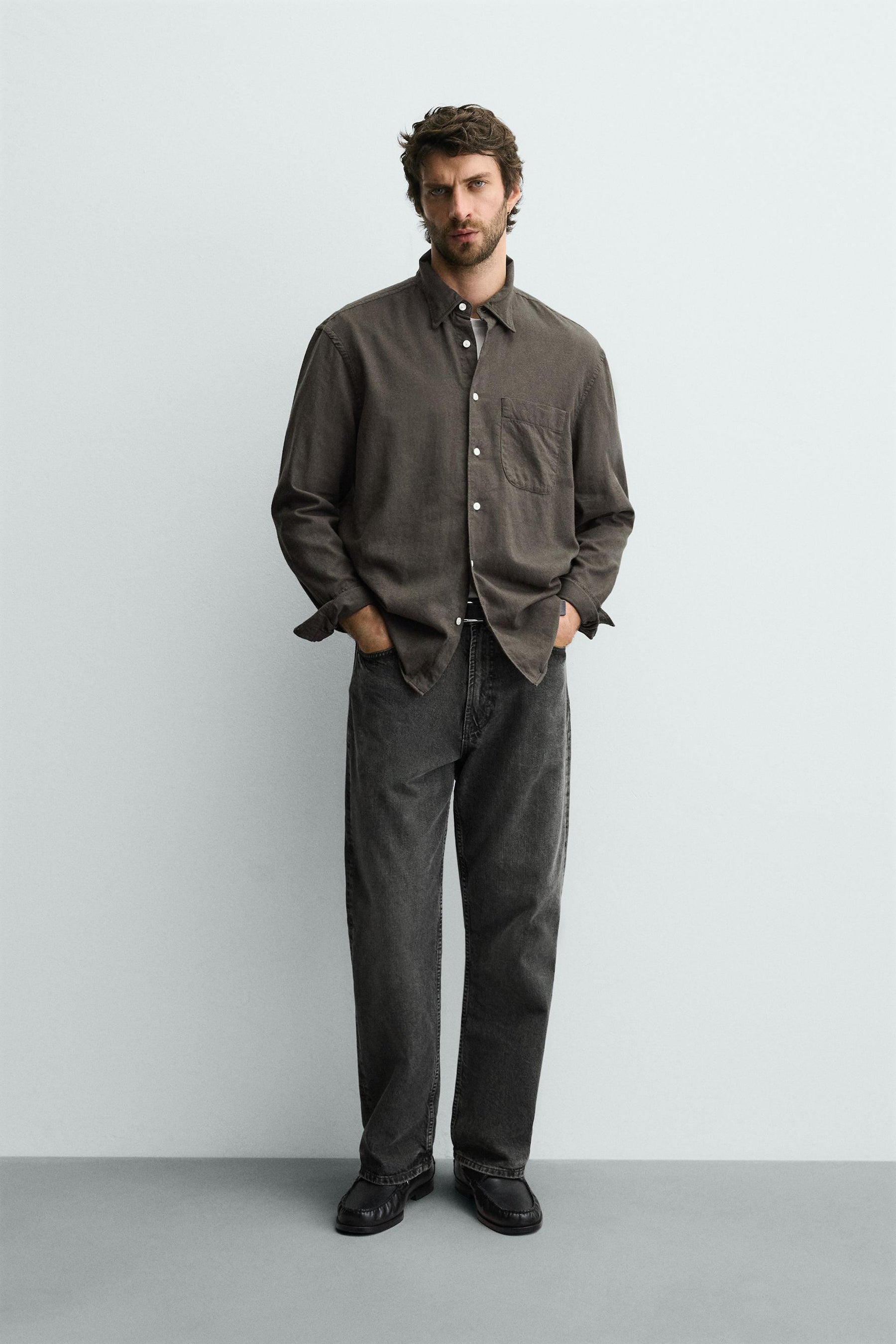 FLANNEL-FINISH SHIRT - Image 1